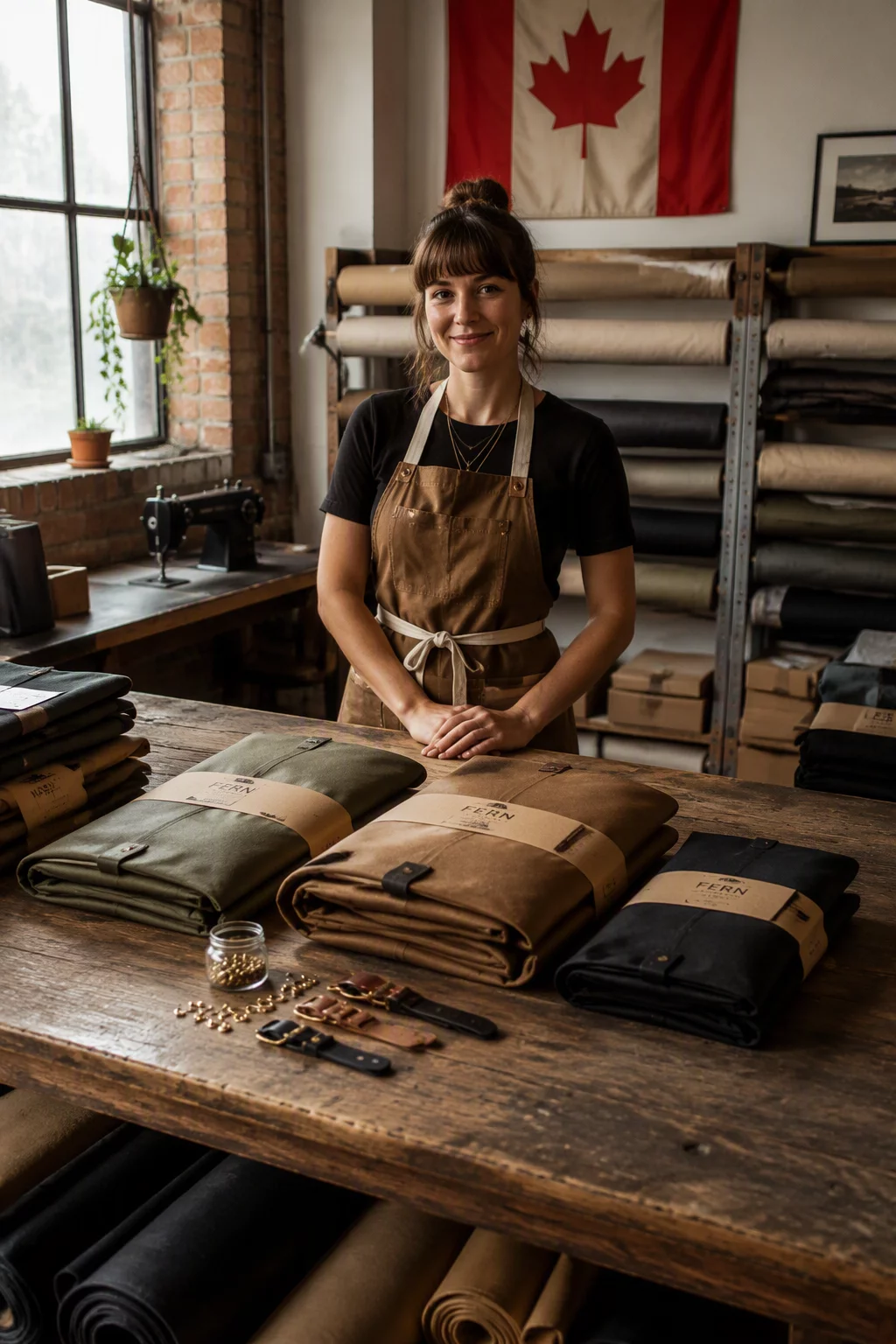 Cargo Aprons craftsmanship workshop and logistics warehouse